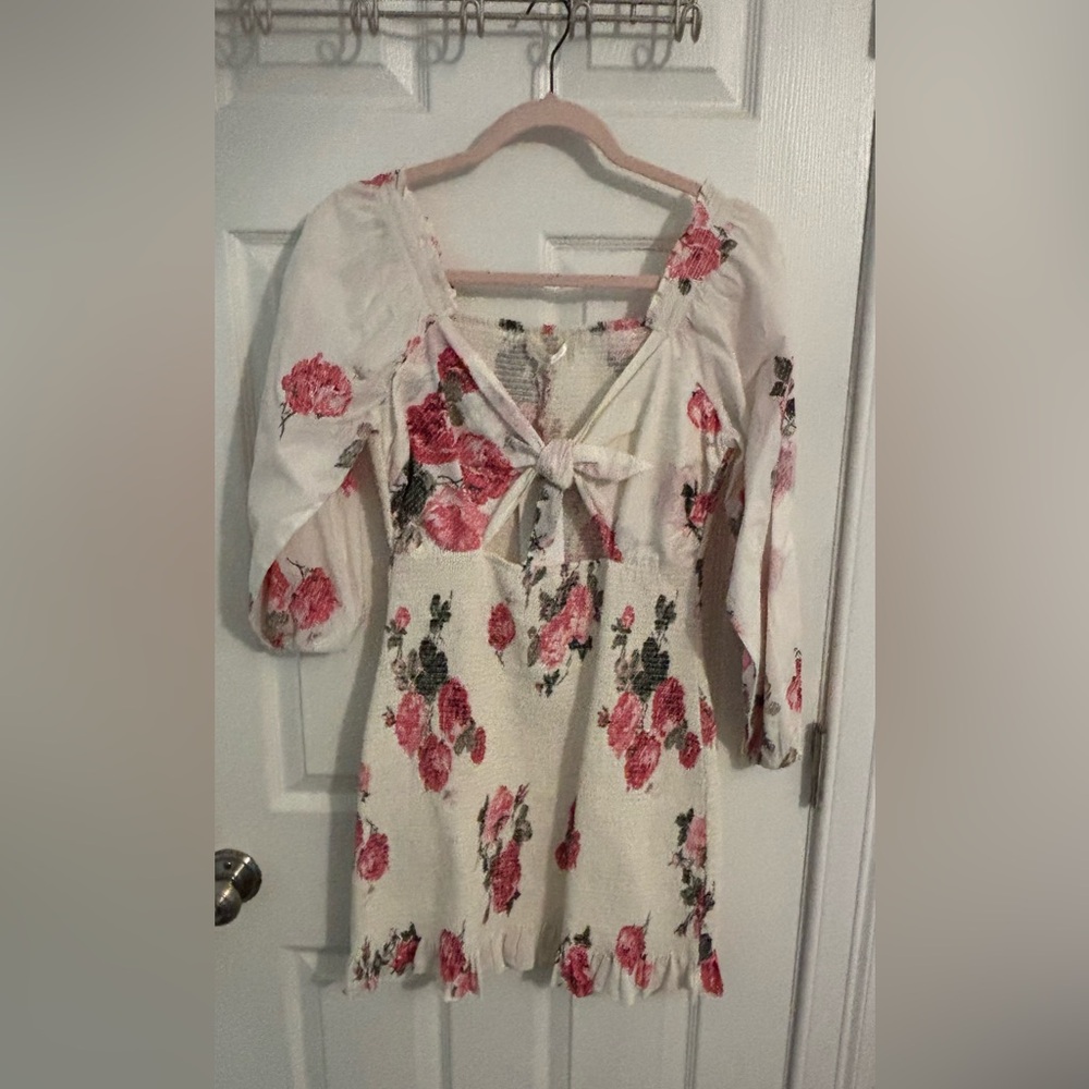 NWT LoveShackFancy Pink Floral Dress